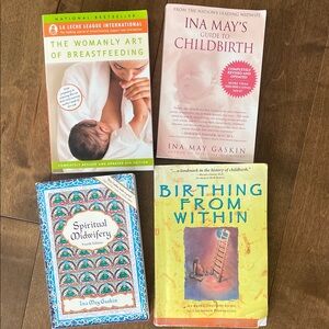 Set of Four Maternity and Childbirth Books